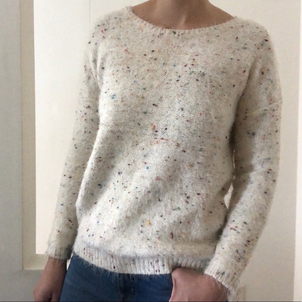 FRNCH Boutique Cream Knit Sweater - Picture 1 of 6